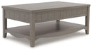 Signature Design by Ashley Charina T784-1 Rectangular Cocktail Table