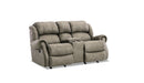 HomeStretch 120-23-16 Loveseat Denali Tan Double Reclining