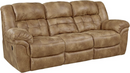 HomeStretch 129-30-18 Frontier Almond Manual Reclining Sofa