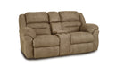 HomeStretch 157-22-21 Loveseat Console Reclining Brownstone TRUF