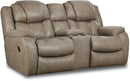 HomeStretch 182-22-17 Loveseat Corral Mushroom