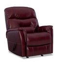 HomeStretch 236-91-41 Recliner Rocker Leather Burgundy