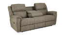 HomeStretch 242-31-17 Sofa Northwest Tan Drop Down Table