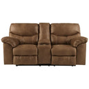 Ashley 3380294 Boxberg Double Reclining Loveseat with Console