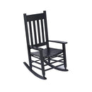 Hinkle Chair 400SBF Slat Rocker Black Matte