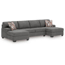 Ashley 48405 Sectional/Ottoman 08/17/34/48