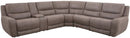 Manwah Cheers 70777MSEC Sectional Power Fabric 6 Pieces IMAGE 1