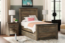 Ashley B446-52/53/83 Trinell Twin Panel Bed with 1 Large Storage Drawer