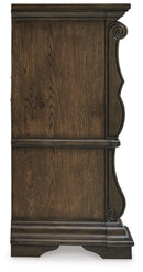 Ashley B947-31/36 Maylee Dresser and Mirror Dark Brown